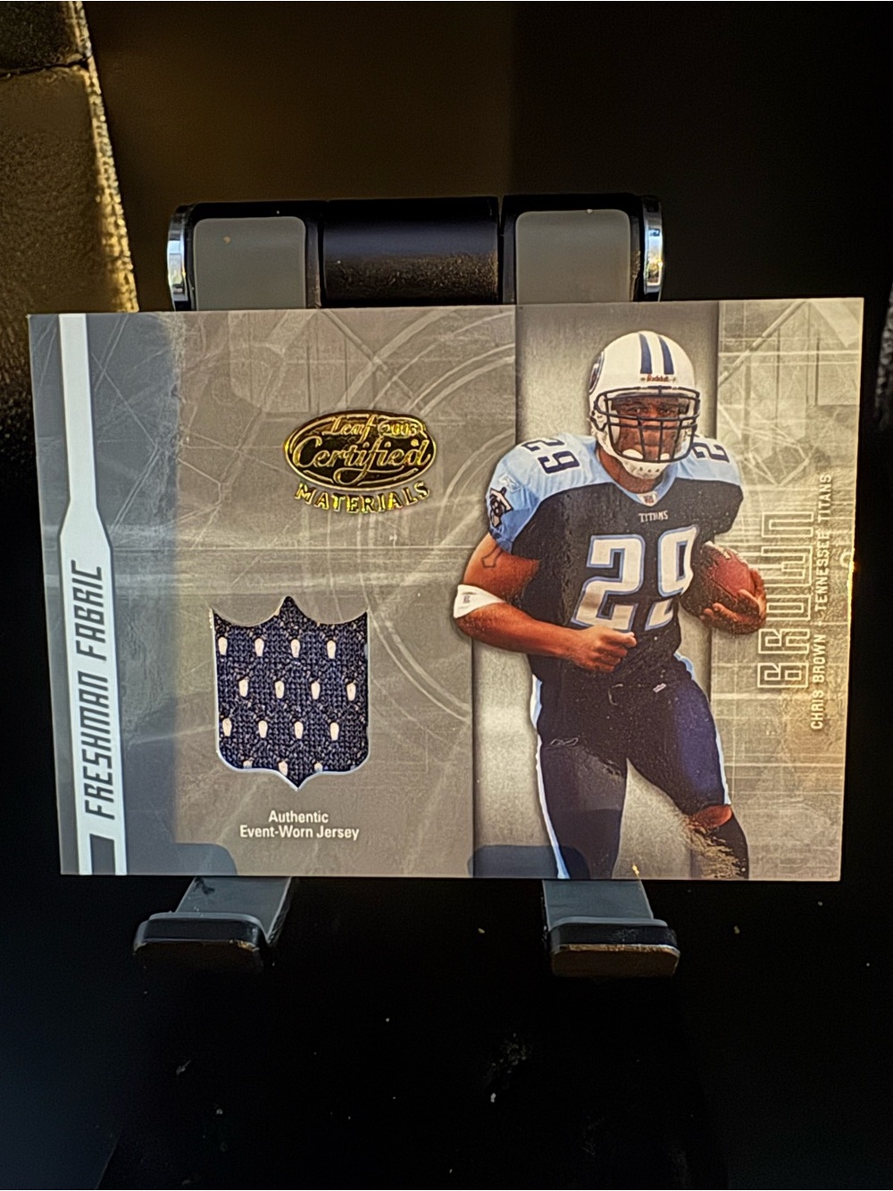 Chris Brown #29 Tennessee Titans Rookie Patch Card